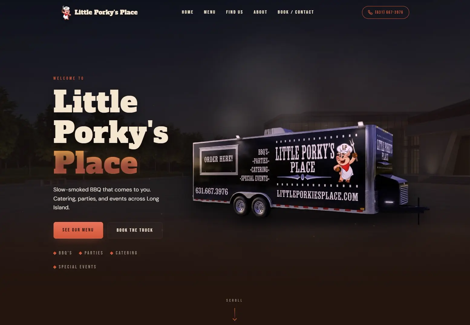 Little Porky's Place website
